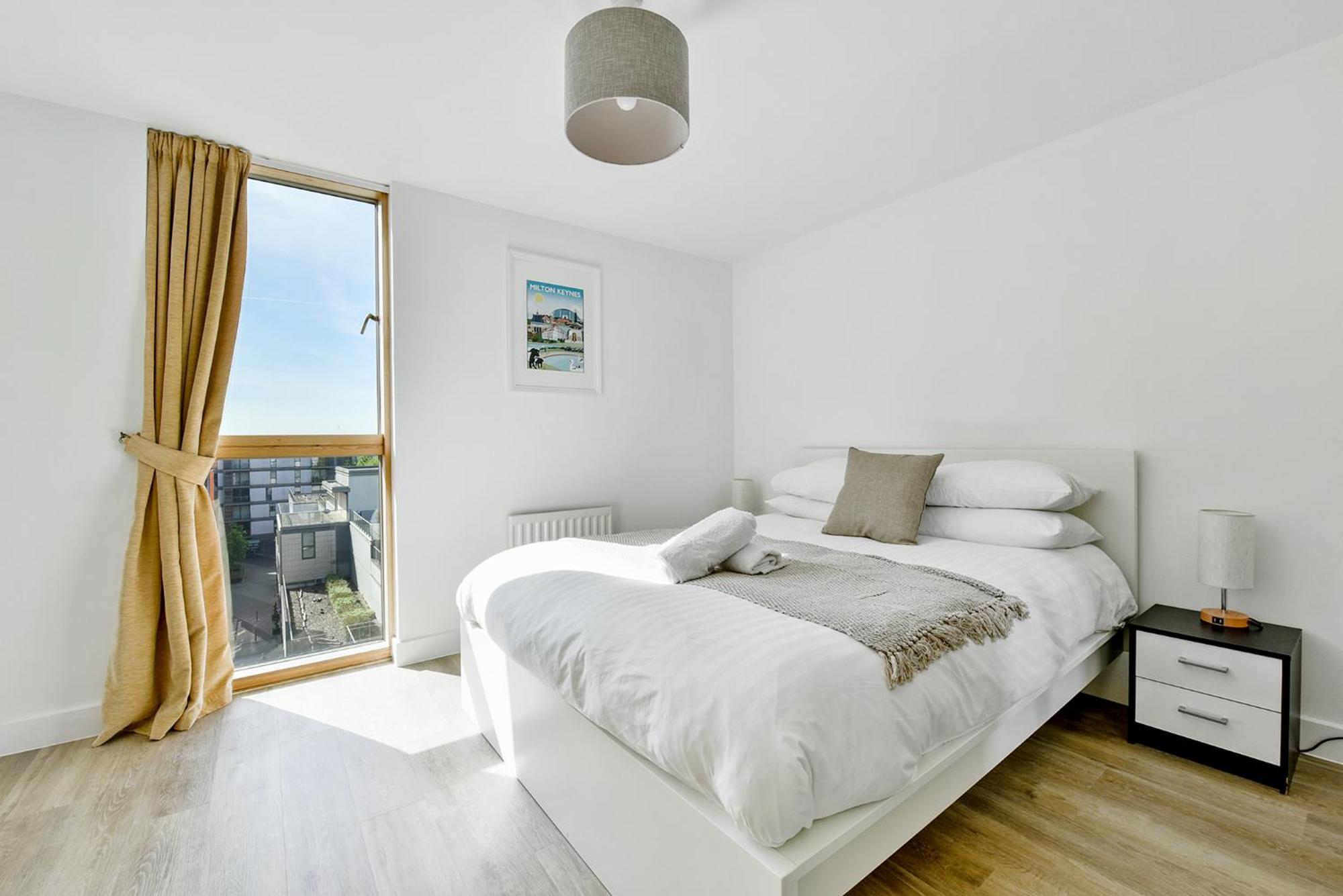The Vizion Serviced Apartments From Pincott Properties - Free Parking, Private Balcony, And Wifi Milton Keynes Ngoại thất bức ảnh